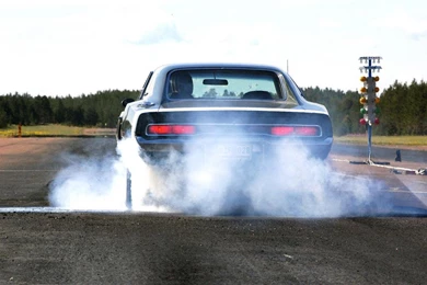 1969 Dodge Charger Burnout   (