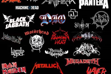 Metalheads Headbangers A Members Of Heavy Metal Subculture