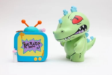 Reptar Munny By Spilledpaint88 On DeviantArt