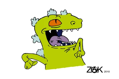 Reptar From The Rugrats By SuperZakk On DeviantArt