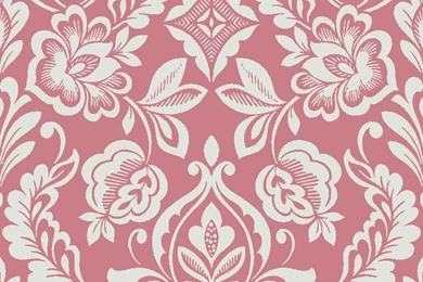 Floral Diamond Damask
