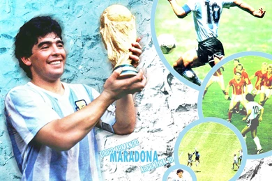 Football Legends Diego Maradona Wallpapers In HD