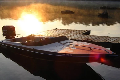 Wallpapers Speedboat Charger In The Morning 1920x1080