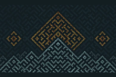 Wallpaper: Geometric Landscape