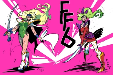 FF6 Sword Chicks By Weremole On DeviantArt