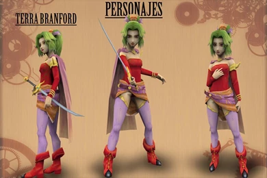 FFVI Locke 3D Low Poly By KuroiKumo Templar On DeviantArt
