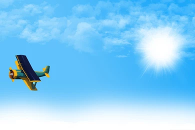 Computer Backgrounds Wallpaper, Aeroplane In The Blue Sky, Fly Free ...
