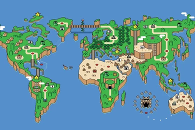 Super Mario World Map