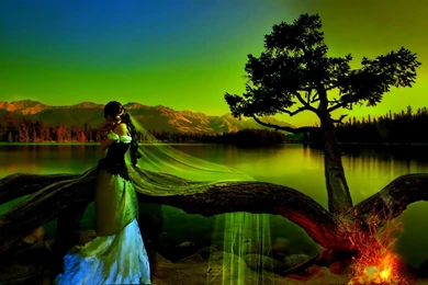 Sad Mood Sorrow Dark People Love Fantasy Girl Artwork Wallpapers ...