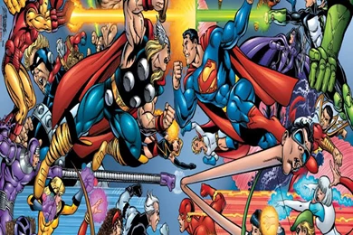 Marvel Vs. DC Galaxy S5 Wallpapers (1080x1920)