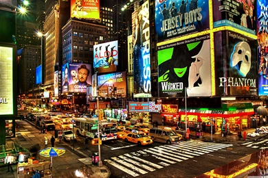 Street Advertising In New York Wallpapers Full HD [3840x2400 ...