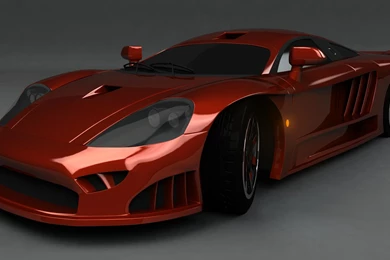 Saleen S7 HD Best Wallpaper Dark Red Car Color