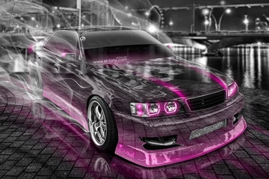 Toyota Chaser JZX100 JDM Tuning City Smoke Drift Car 2014 « El Tony