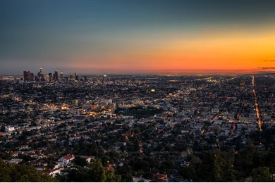 Los Angeles At Dusk HD Wallpapers. 4K Wallpapers