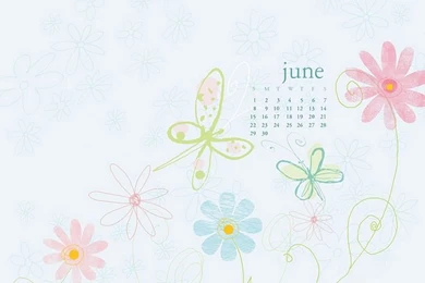 Stylish June 2008 Calendar Wallpapers 8   Wallcoo.net