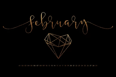 February 2016 Desktop Calendar Wallpapers