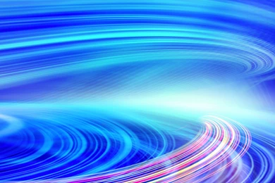 Blurred Blue Lines Curves 3D Wallpapers In HD Quality