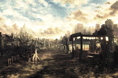Roaming The Wasteland (Original) [1920x1080] : Animewallpapers