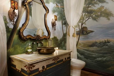 Bathroom Ideas With Tuscan Wall Mural   Wallpapers Mural Ideas   15689