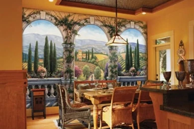 High End Trompe L'oeil Wall Murals