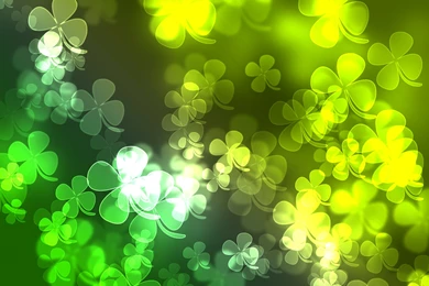 3 St. Patricks Day Shamrock Bokeh Wallpapers By Saphira wine On ...
