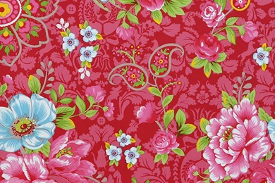 Pip Studio Flowers In The Mix Wallpapers   313055 Red At Amara
