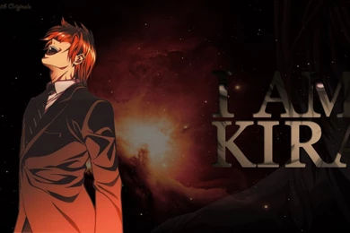 Wallpapers Ryuk Death Note Kira Logo 2560x1600