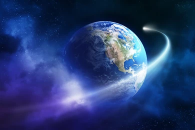 Comet Moving Passing Planet Earth   Sydney Kids Birthday Party ...