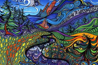 Paintings Hippie Lsd Stoned