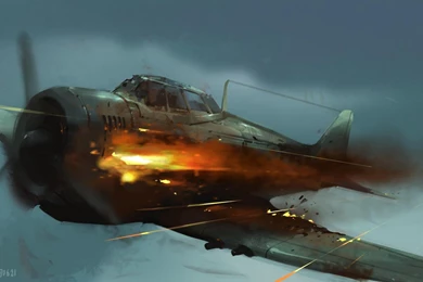 Aircraft Dogfight Artwork Wallpapers