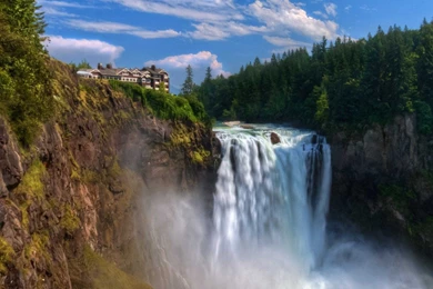 Flowing Water Of Waterfall Wallpapers For Desktop Download