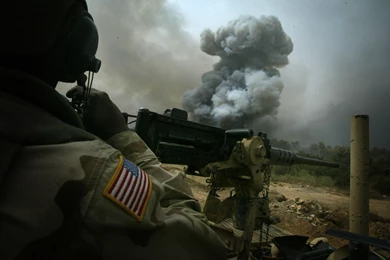 American Army Power Smoke Soldiers Heavy Weapons Wallpapers At ...
