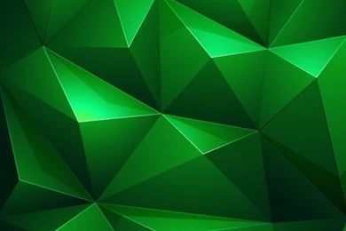 Abstract Green Triangle Backgrounds Vector Illustration