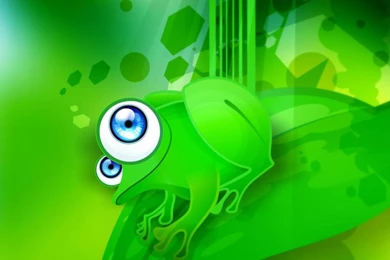 CUTE GREEN WALLPAPER   (