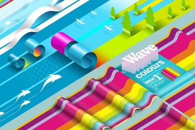 Waves Colors Color Hd Wallpapers   (