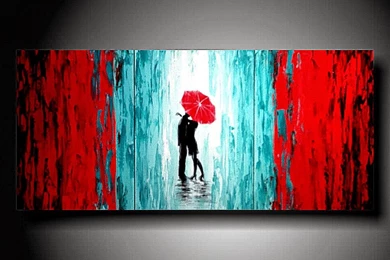 Abstract Paintings Of Love Wallpapers Hd