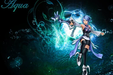 Kingdom Hearts Aqua By LumenArtist On DeviantArt