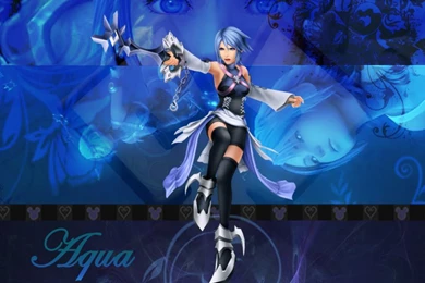 Kingdom Hearts Aqua By LumenArtist On DeviantArt