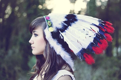 Indian headdress beauty girl photo wallpaper 1920x1200 ...