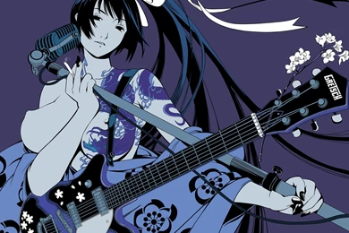 Wallpapers Microphone, Guitar, Anime, Gretsch Desktop Wallpapers ...