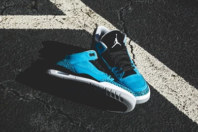 Air Jordan 3 Retro "Powder Blue"   Brotherhood Mag
