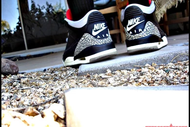 Air Jordan 3 Black Cement Wallpapers