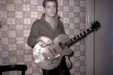Great Pic Of Eddie Cochran And His Gretsch