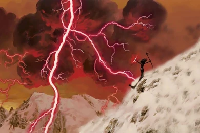 Lightning Bolt" Vectorized Wallpaper...(1440x900) : MagicTCG