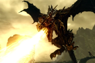 Skyrim Wallpapers Hd Alduin