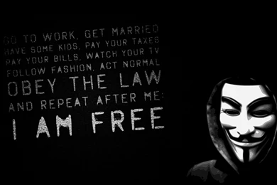Anonymous Freedom Message Tablet Wallpapers And Backgrounds ...