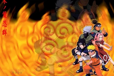 Naruto Team Kakashi And Iruka Wallpapers