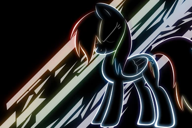Rainbow Dash Neon Wallpapers By LikeMike213 On DeviantArt