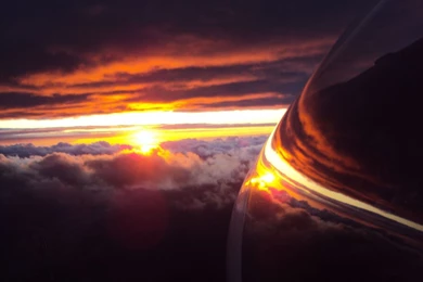 Sunset Final Glide   Soaring Cafe