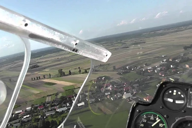 Lot Szybowcem SZD 9 Bocian / Glider (sailplane) Flight.   YouTube